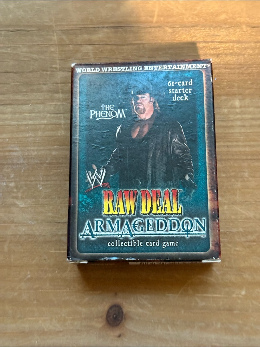 WWE Collectible Card Game Starter Deck - Black & Red Box